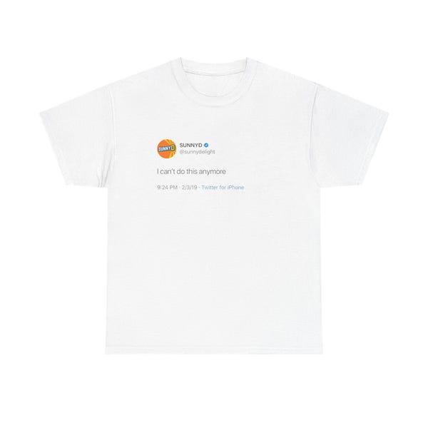 I Can't Do This t-shirt